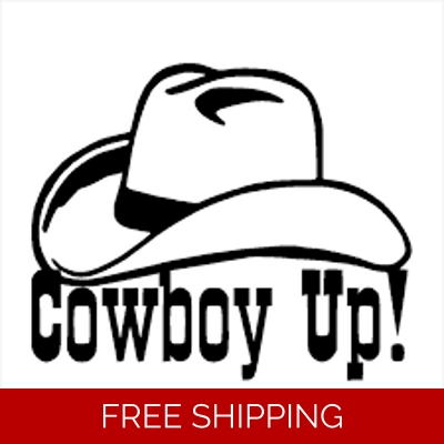 Cowboy Up! Die Cut Vinyl Decal sticker Cowboy Up! Die Cut Vinyl Decal sticker